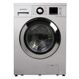 ماشین لباسشویی دوو تمام هوشمند 8 کیلویی مدل DWK-8412S نقره ای با درب کروم
