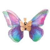 آویز گردنبند طلا مدل پروانه