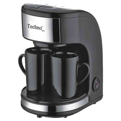 قهوه ساز Technoدو فنجان مدل Te -813 استیل