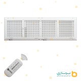 دریچه کولر مستطیل چهار شبکه نسیم سایز 20*120ریموت دار-مدلV-RF-20*120_R