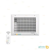  دریچه کولر ریموت دار مستطیل تک شبکه سایز 35*20