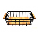 سبد نان کوچک مستطیل چوبی یونیک مدل UN2909