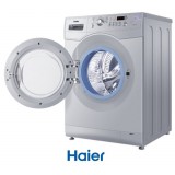 لباسشویی 6 کیلویی حایر Haier مدل HWM-610W بدنه سفید درب سفید