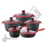 سرویس 10 پارچه مشکی مدل 2510 برایتون